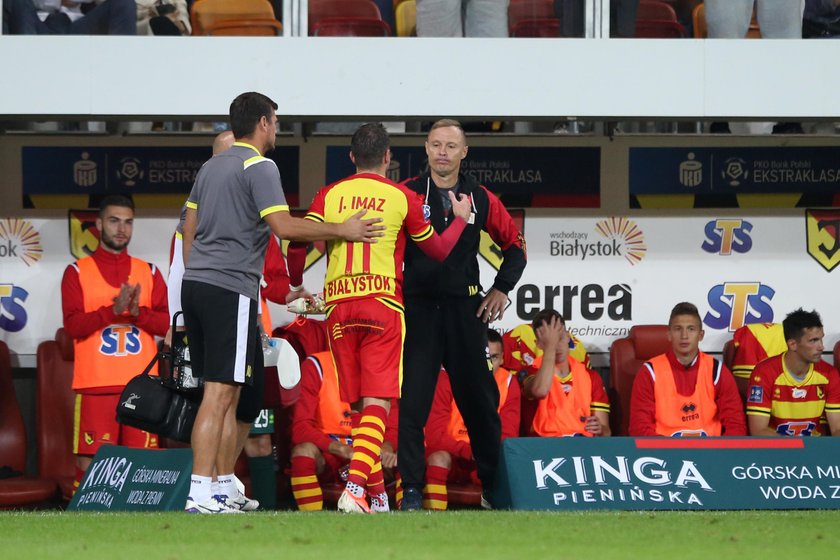 Pilka nozna. PKO Ekstraklasa. Jagiellonia Bialystok - Gornik Zabrze. 17.08.2019