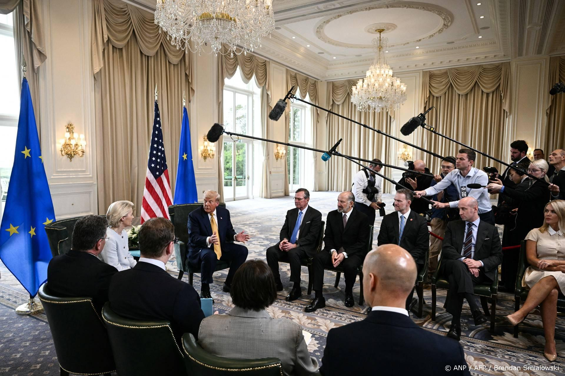 VS-EU handelsdeal: 15% heffing en 750 miljard investeringen