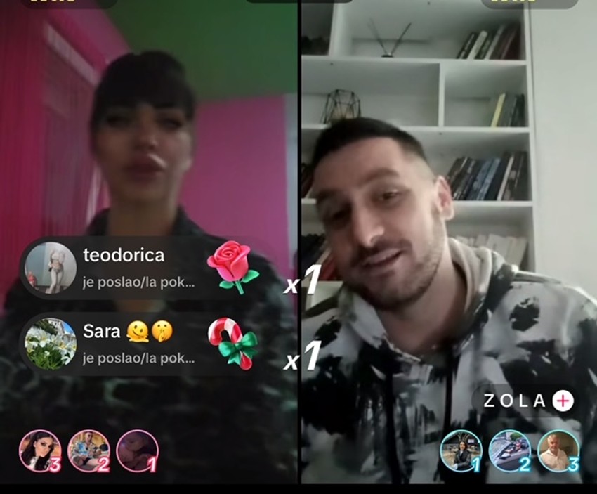 Miljana i Zola na lajvu