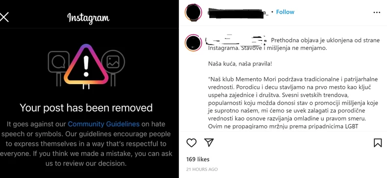 Objava sa Instagrama