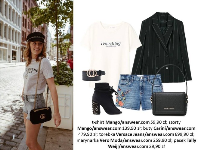 T-shirty z napisami. STYLIZACJE