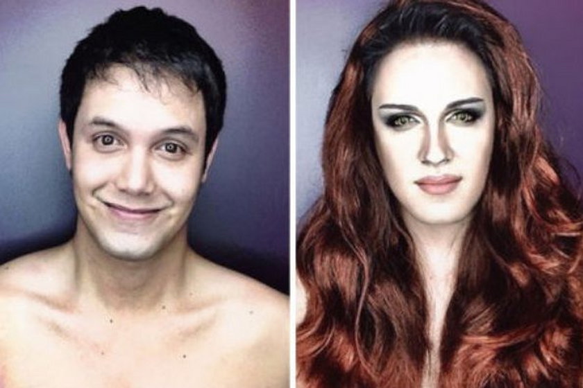 Paolo Ballesteros makijażem upodabnia się do aktorek Hollywood