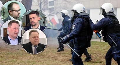 Politycy komentują zadymę przed Sejmem. "Nawiązano do tradycji Jaruzelskiego i stanu wojennego"