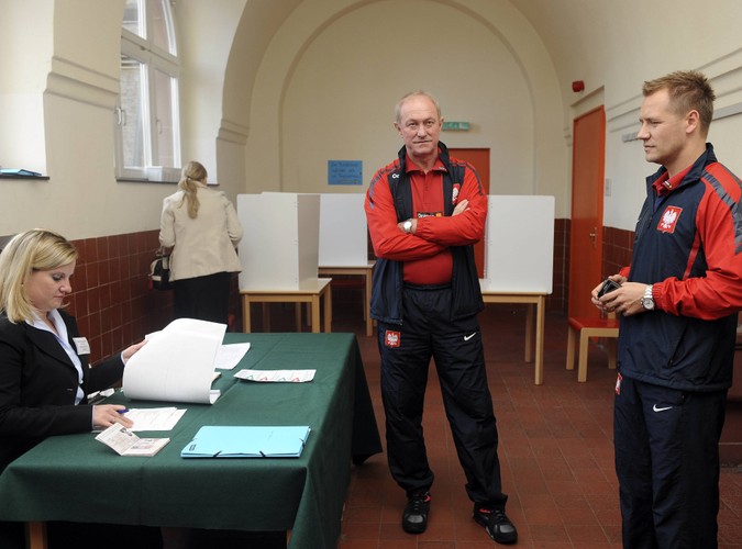 Franciszek Smuda i Tomasz Rząsa