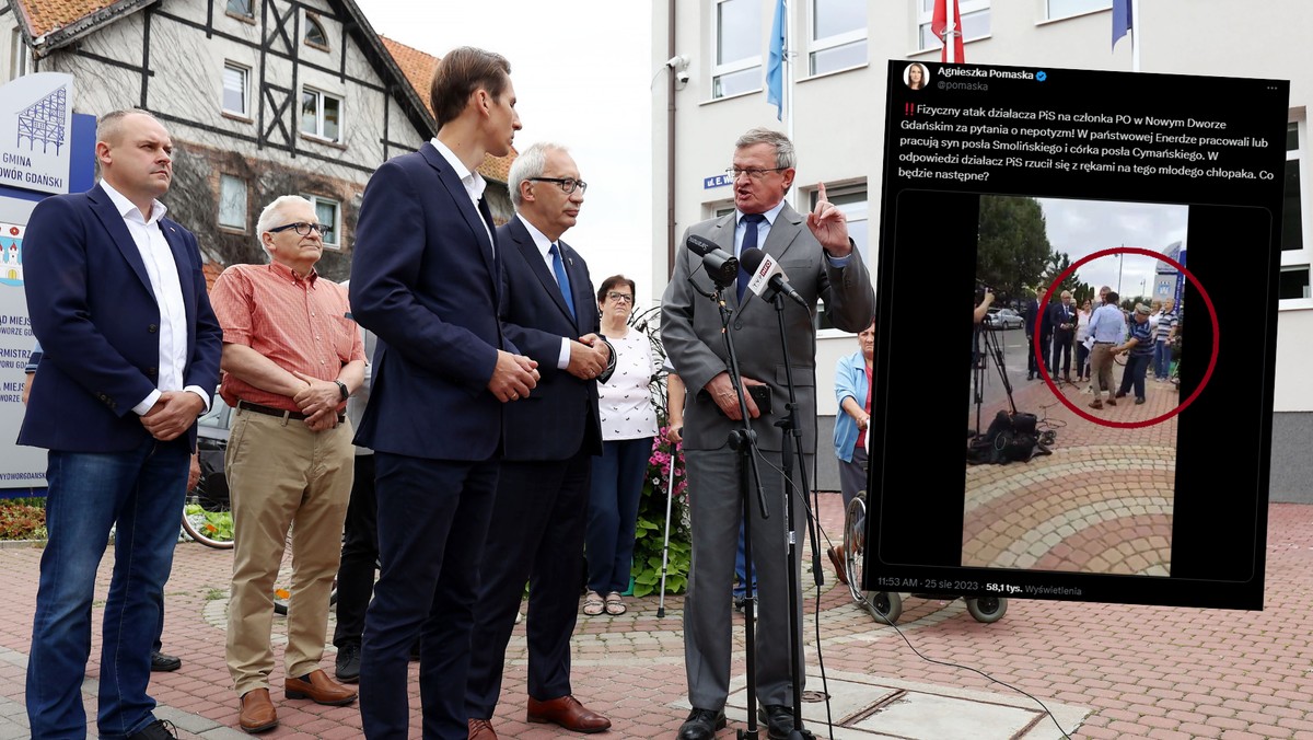 Awantura na konferencji PiS. Pojawił się działacz PO i się zaczęło [WIDEO]