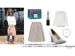 Harmonia w zestawie: STYLIZACJE z plisowaną spódnicą