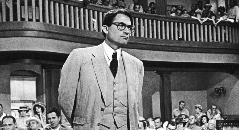 Gregory Peck's turn as Atticus Finch in To Kill a Mockingbird is widely considered one of the greatest heroes in American film. In real life, many lawyers don't ever argue cases in court.