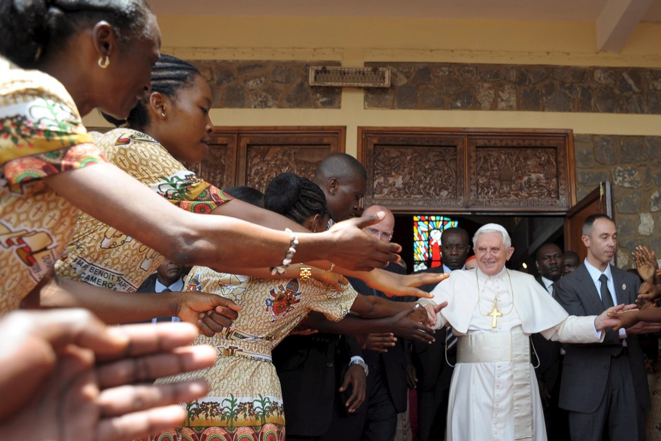 CAMEROON POPE BENEDICT XVI IN AFRICA