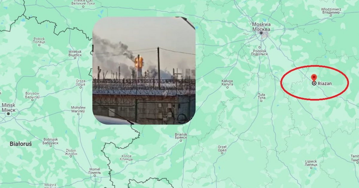 I droni attaccano una raffineria russa.  È scoppiato un enorme incendio e un gran numero di persone sono rimaste ferite
