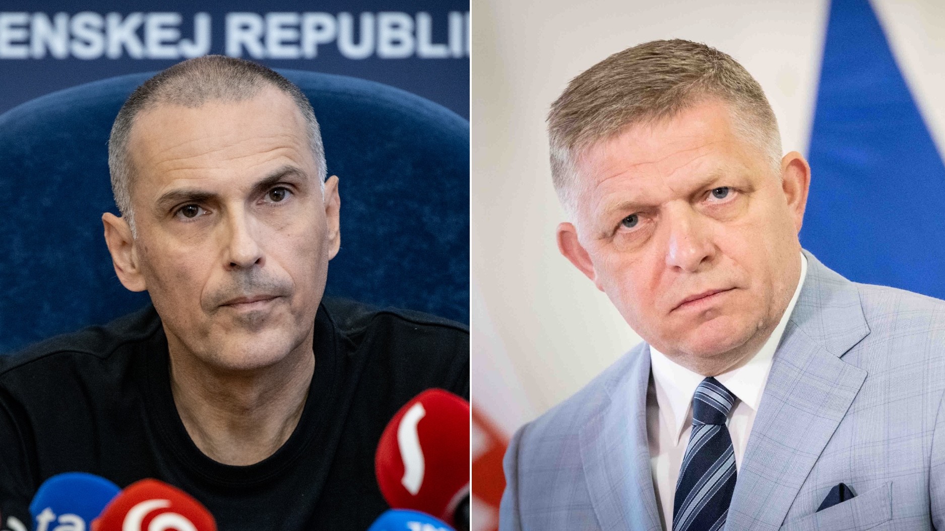 Maroš Žilinka a Robert Fico