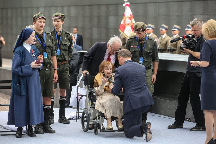 Zgrzyt na obchodach. Prezydent wysłuchał gorzkiej krytyki ze strony powstańca