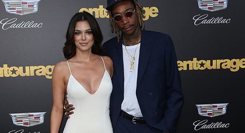 Wiz Khalifa and new girlfriend at 'Entourage' premier in Los Angeles