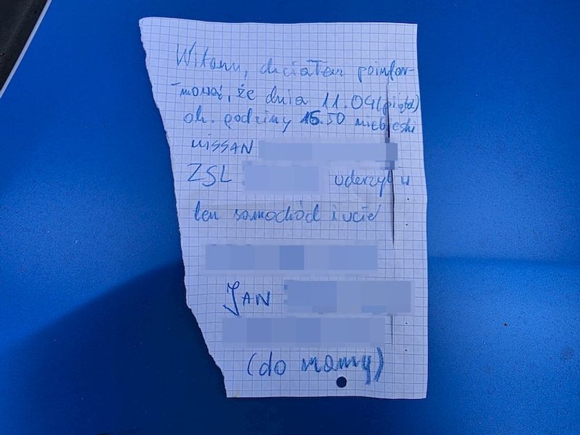 The heroism of young Janek. It was thanks to him that the perpetrator was found