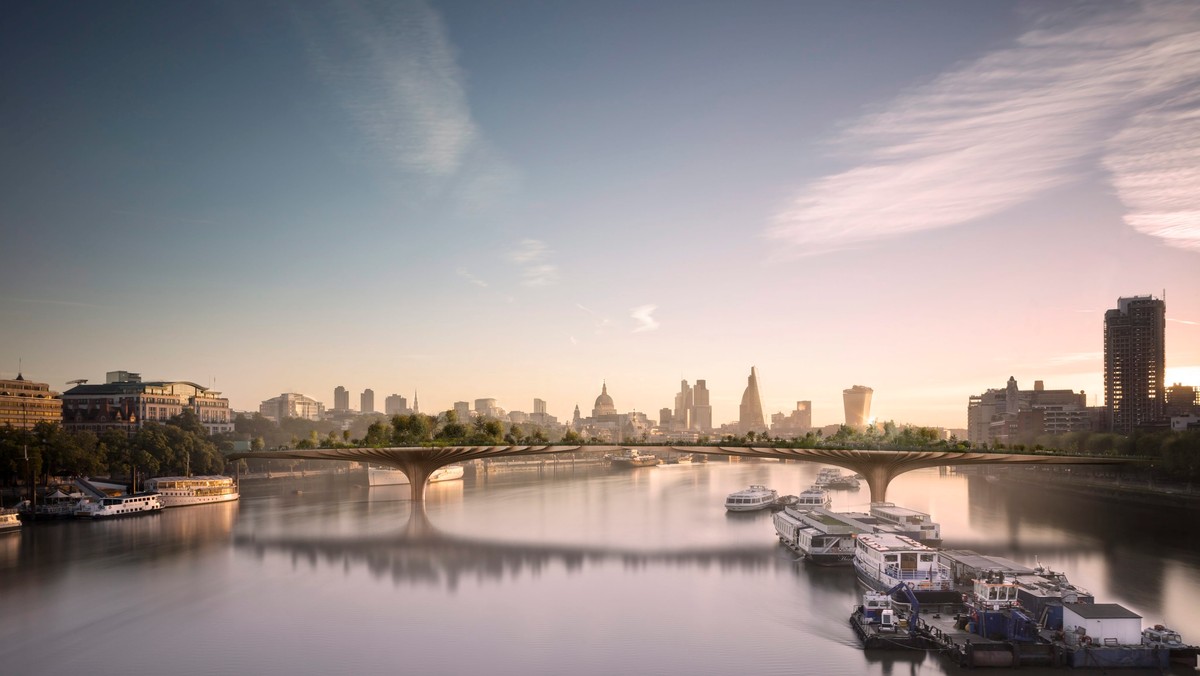 Projekt Garden Bridge, przypominającego ogród mostu pieszego w Londynie, zyskał akceptację władz gminy Westminster i potrzebuje jedynie podpisu burmistrza, jednak wśród architektów i mieszkańców budzi wiele kontrowersji.