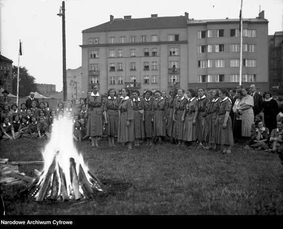 Obóz harcerski zorganizowany z okazji "Dni Krakowa"