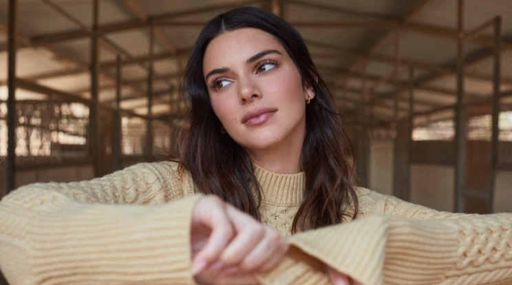 Így tűri a hideget Kendall Jenner /Fotó: Northfoto