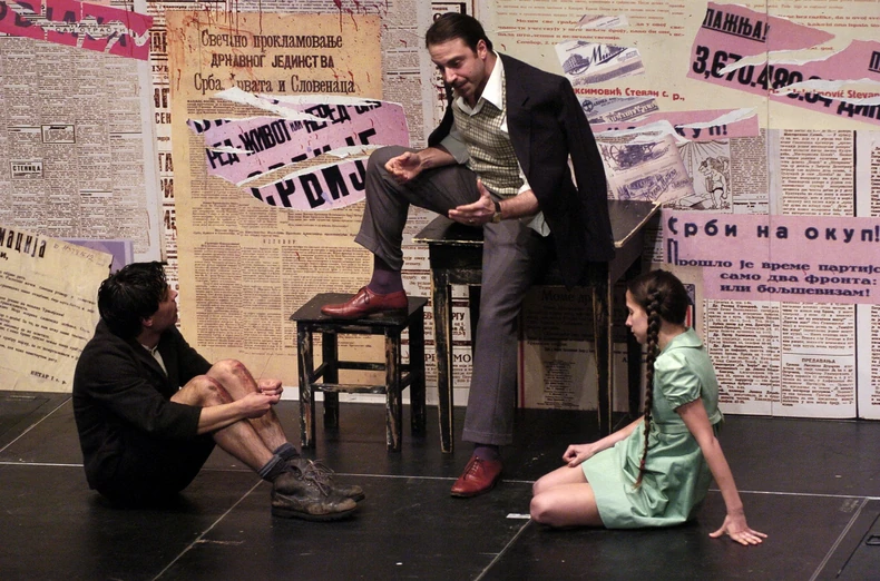 Scena iz predstave "Pazarni dan"