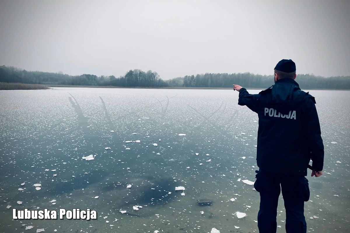  Lubuskie. Tonął pies. Chłopcy rzucili się mu na ratunek, załamał się pod nimi lód