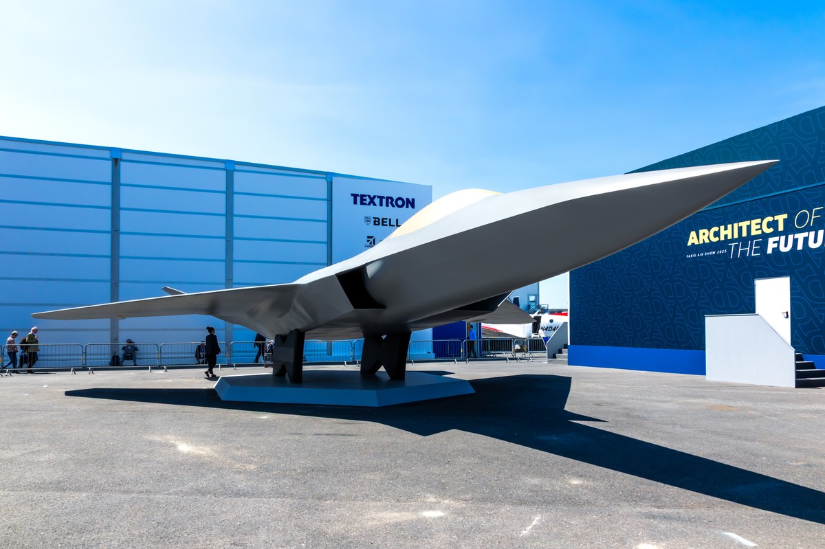 Mock-up,Of,The,Ngf,Future,Combat,Air,System,(fcas),From