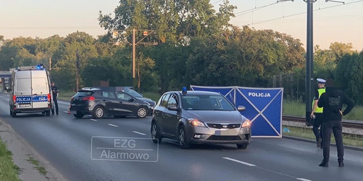 Koszmarny wypadek w Zgierzu. Nie żyje motocyklista.