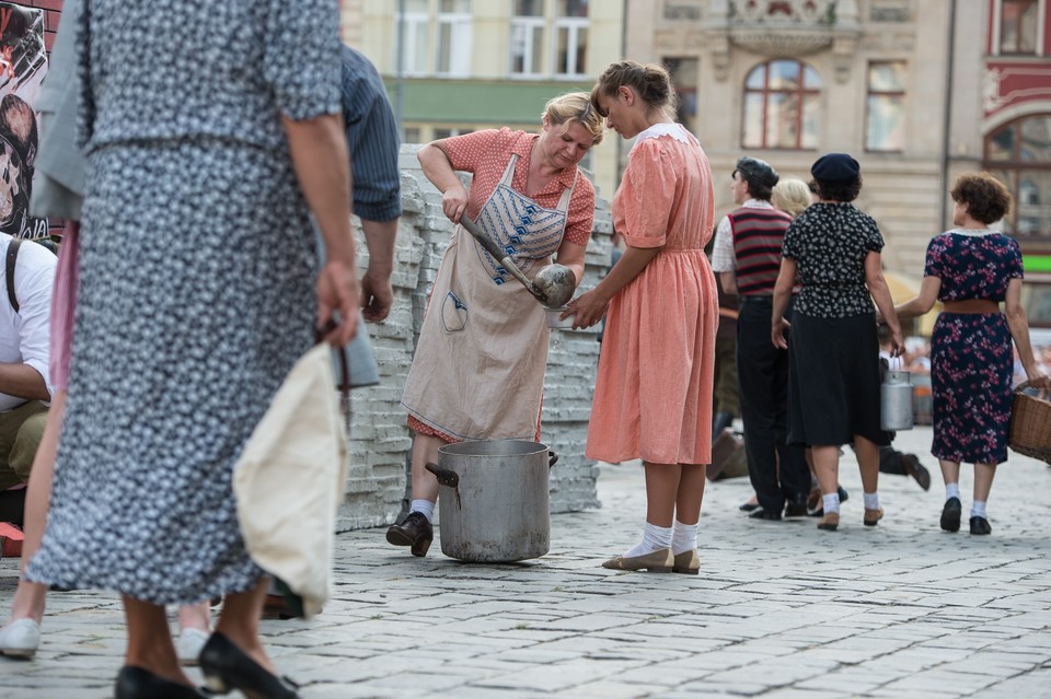 Rekonstrukcja epizodów z powstania warszawskiego