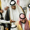 Hamad Bin Kalifa al Tani (C)