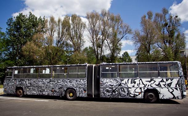 WROCAW AUTOBUS MPK GRAFFITI