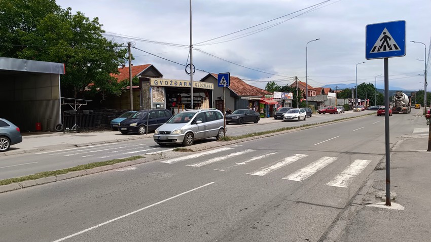 Pešački prelaz u Knjaževačkoj ulici u NIšu na kojem je stradala Zlatica Stojković