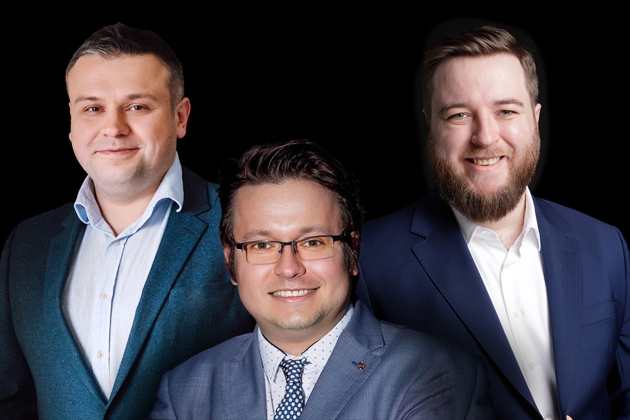 Od lewej: Marek Majdak, CTO, Startup Development House, dr inż. Krzysztof Rychlicki-Kicior, CEO Makimo oraz Miki Graf, CEO Cloudsail Digital Solutions