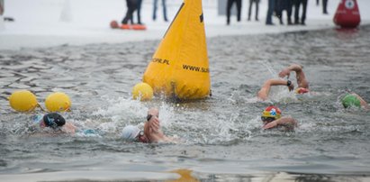 Zawody tylko dla twardzieli. W Katowicach mistrzostwa w zimowym pływaniu