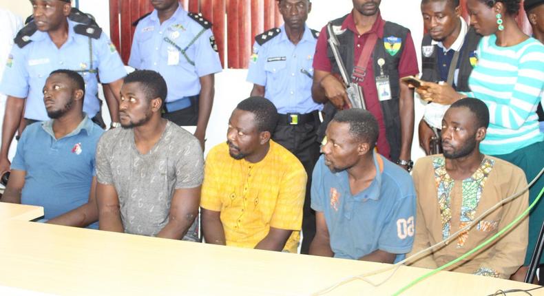 Leaders of the gang that carried out Offa robbery attack paraded for the second time by police in Abuja