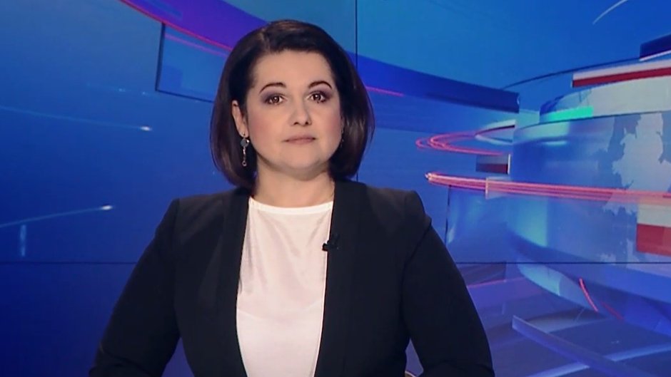 Edyta Lewandowska w "Wiadomościach" TVP