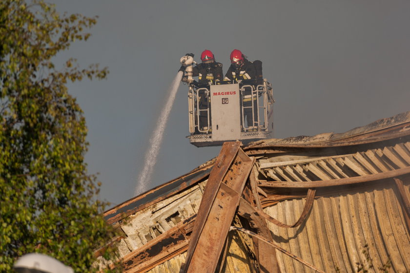 Pożar przy Jeleniogórskiej