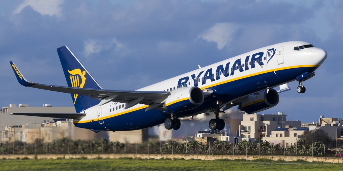 Ryanair to dotychczas jedyny przewoźnik regularnie operujący z lotniska w Modlinie