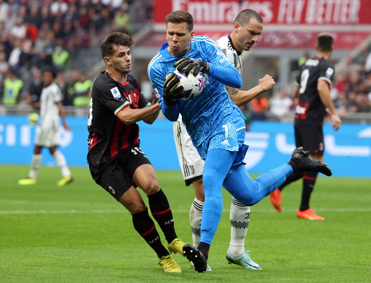 Wojciech Szczęsny i Brahim Diaz