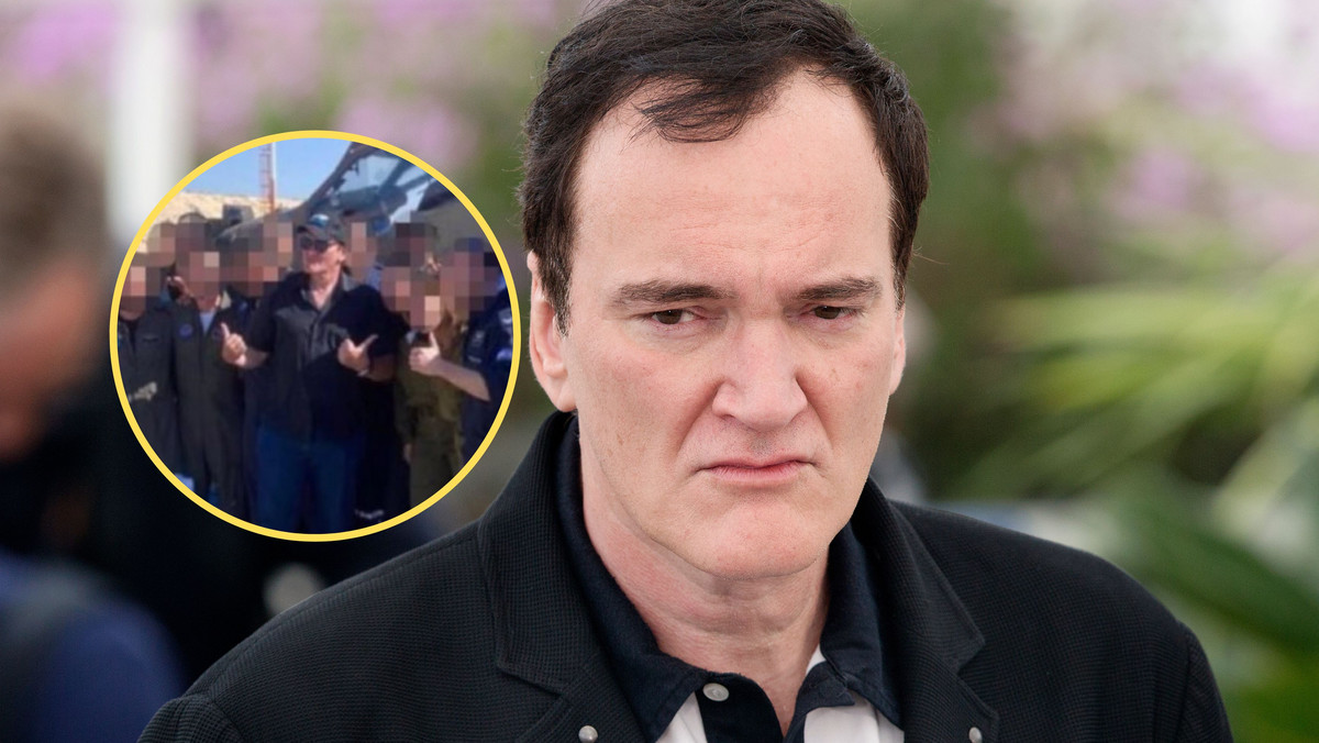 Quentin Tarantino odwiedził żołnierzy w Izraelu. Zdjęcia trafiły do sieci