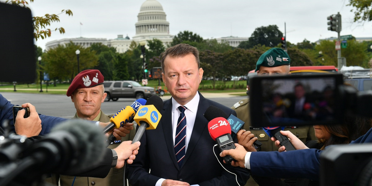 Minister obrony narodowej Mariusz Błaszczak przebywa z kilkudniową wizytą w USA.