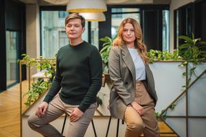 Maja Schaefer i Maciej Ciołek i ich start-up Zowie