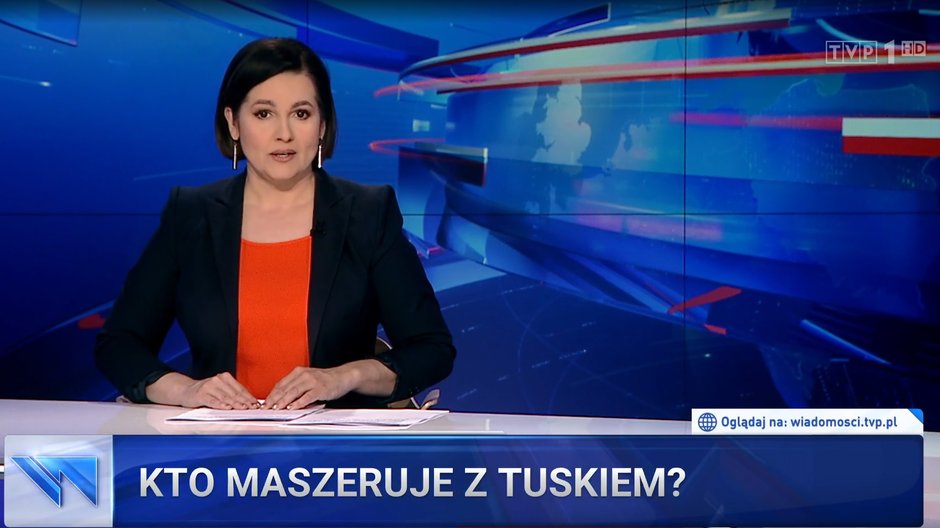 Edyta Lewandowska w "Wiadomościach" TVP