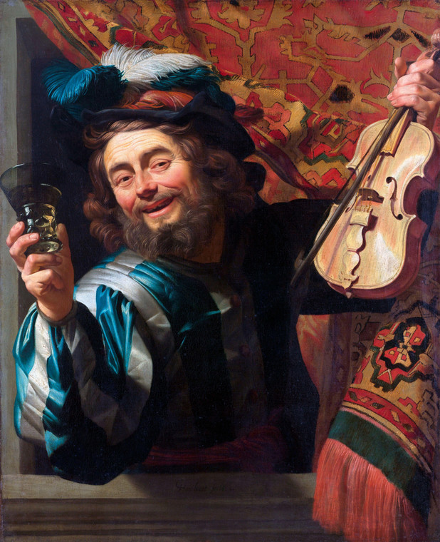 "Wesoły skrzypek" Gerrita van Honthorsta (1592-1656), ok. 1623 r.