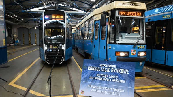Konsultacje rynkowe z producentami pozwolą na lepsze przygotowanie przetargu na tramwaje. To będą rekordowe kwoty wydane na transport szynowy w historii Wrocławia