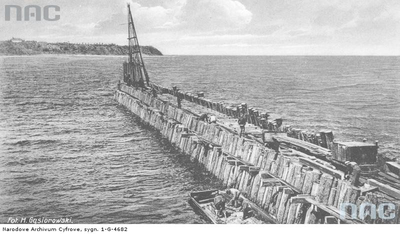 Budowa portu morskiego w Gdyni, 1924