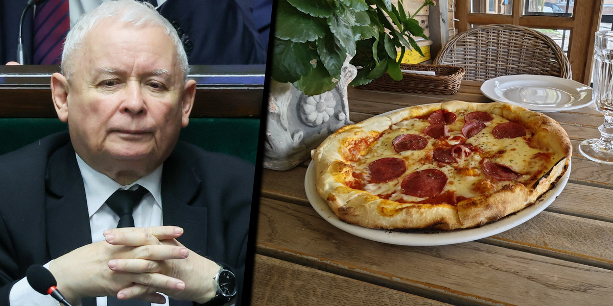 Jarosław Kaczyński pokochał pizzę ze Szczecina