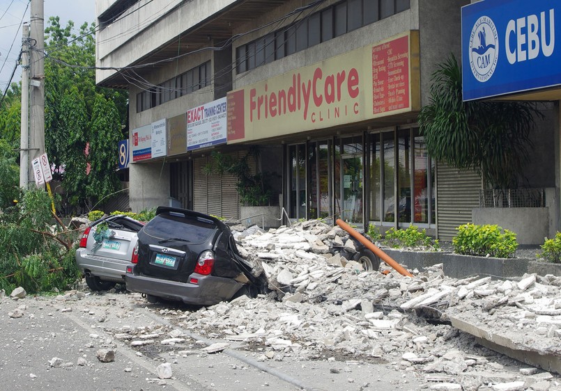 Trzęsienie ziemi filipińskiej na wyspie Cebu