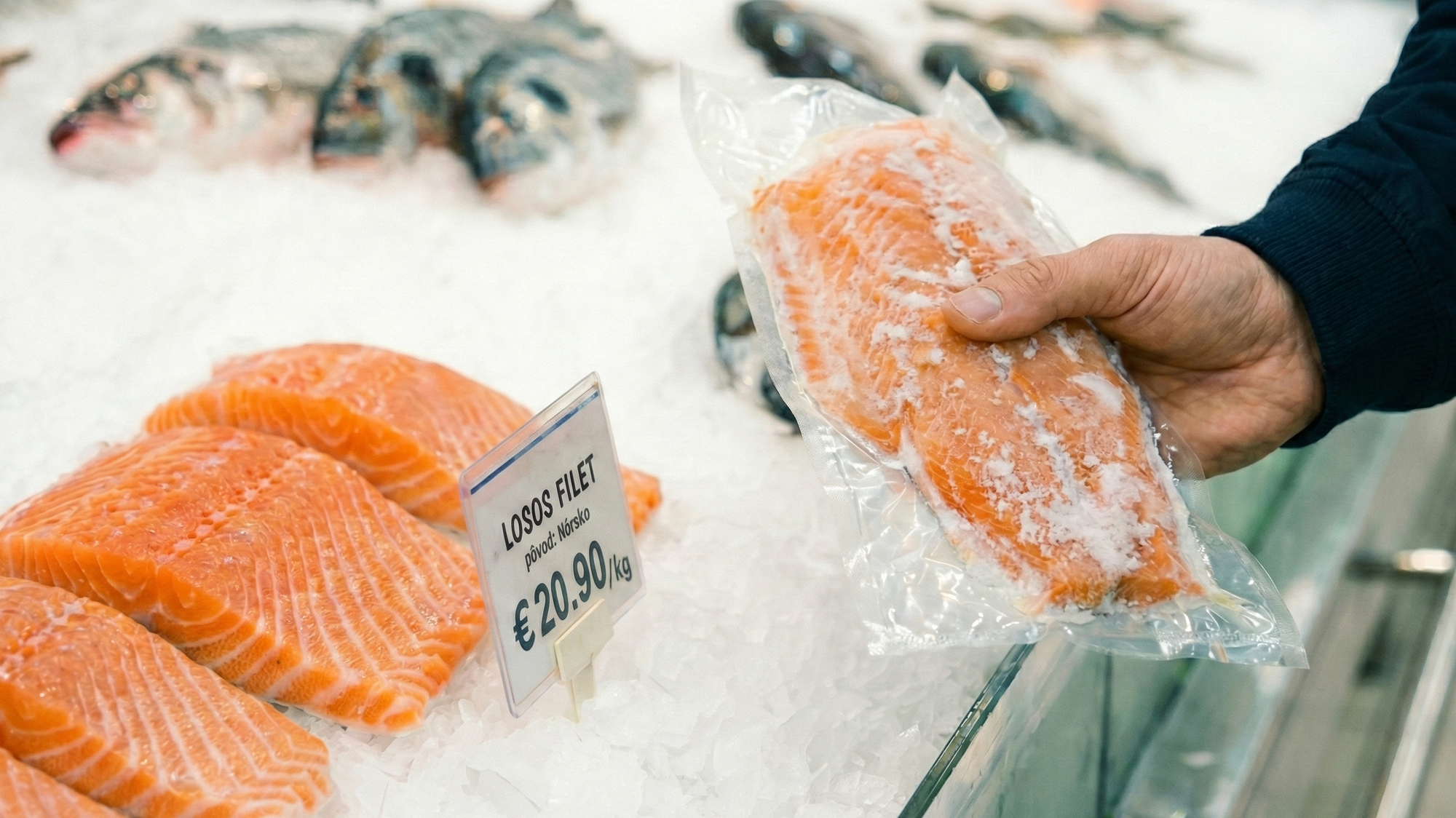 Mrazené ryby sú rovnako hodnotné ako tie čerstvé.