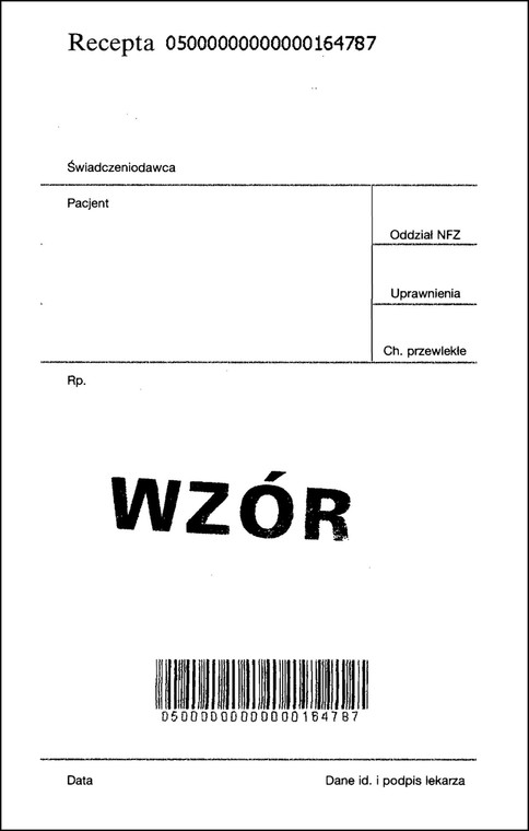 Wzór recepty