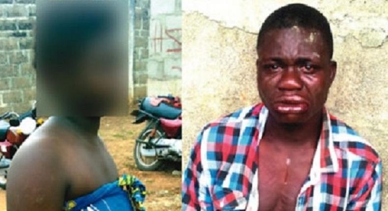 Sharafa Wasiu and the girl he defiled