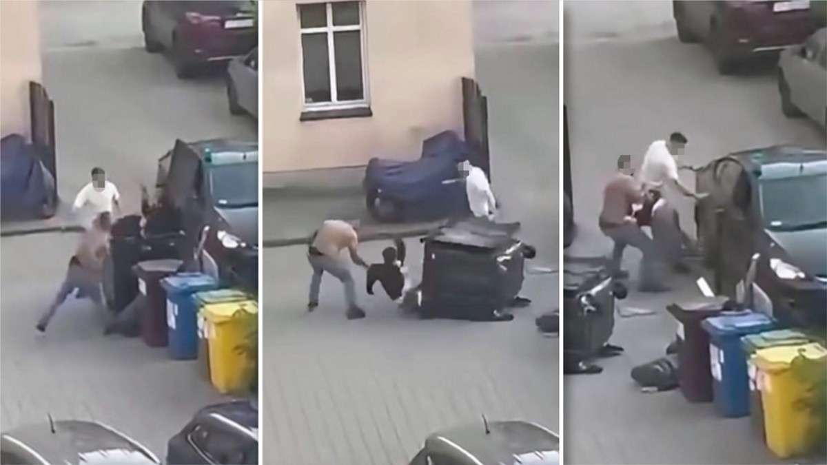 Bytom police officer pulled man from garbage container and beat him with baton