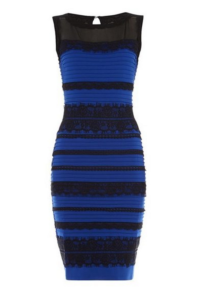 Sukienka czarno-niebieska