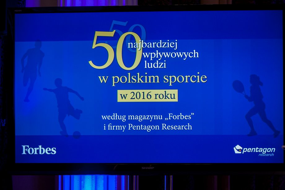 Gala, na której ogłoszono 50 najbardziej wpływowych ludzi w polskim sporcie